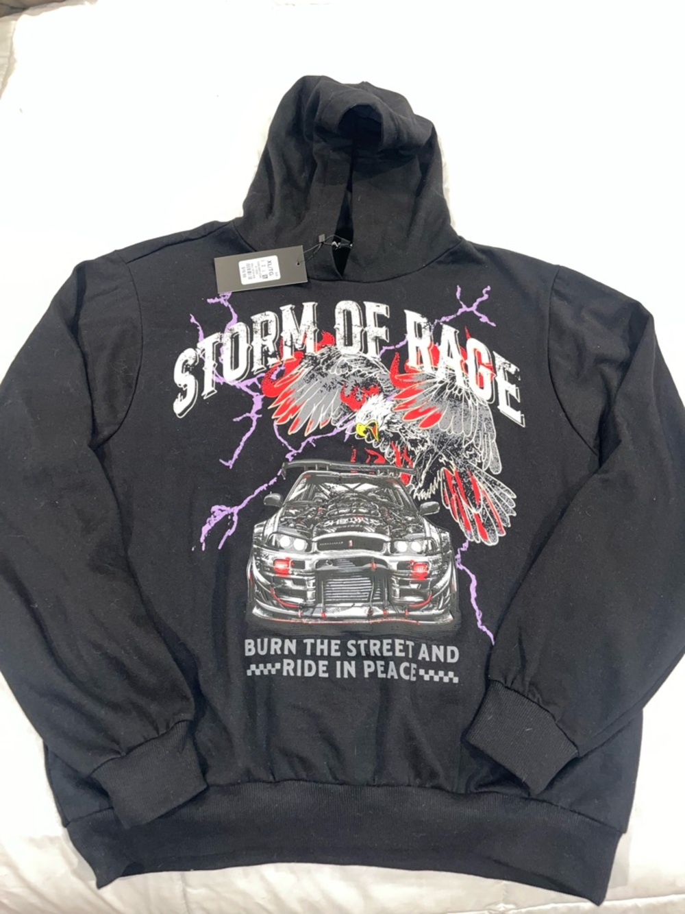 NWT Carbon Black Hoodie -XL